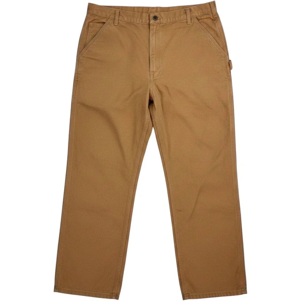 Carhartt B11-BRN Loose Fit Washed Duck Utility Work Pants Brown Mens 40x32